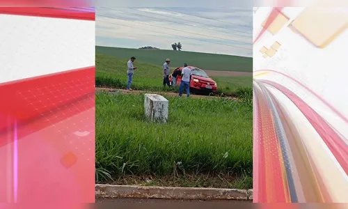 Colisão entre caminhão e carro deixa um ferido na PR-466 em Ivaiporã