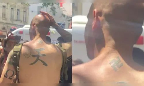 Estrangeiro com tatuagem nazista é agredido no Rio de Janeiro
