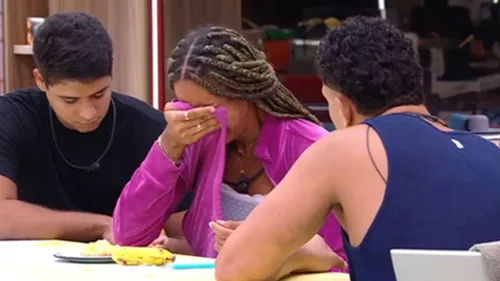 Aline não conseguiu segurar as lágrimas