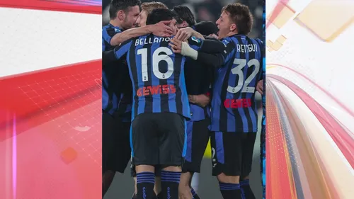 Atalanta durante comemoração