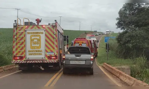 Motociclista fica ferido em acidente entre Ivaiporã e Arapuã