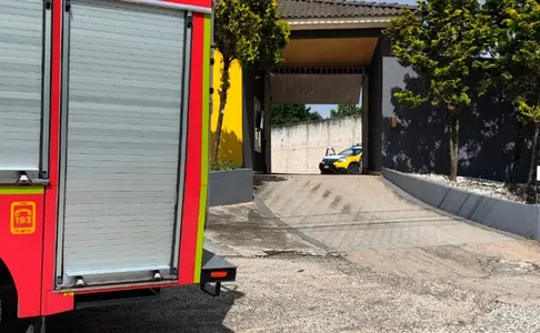 Bombeiros e PM foram mobilizados