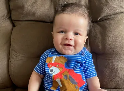 Davi Henrique de Souza Alves, de 7 meses
