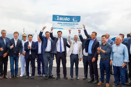É a primeira vez que o Estado injeta recursos do Tesouro no Porto de Paranaguá