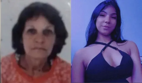 Edna Oliveira Silva (esquerda); Vitória Regina de Souza (direita)