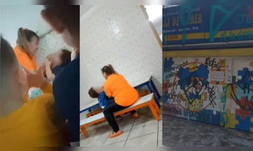 Dona de creche que agrediu aluno com tapa na cara é encontrada e presa