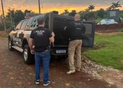 Ele foi encaminhado para a cadeia pública de Maringá e deverá prestar depoimento nos próximos dias