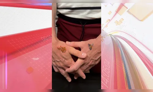 Em meio a uma crise depressiva, padre Fábio de Melo mostra nova tatuagem