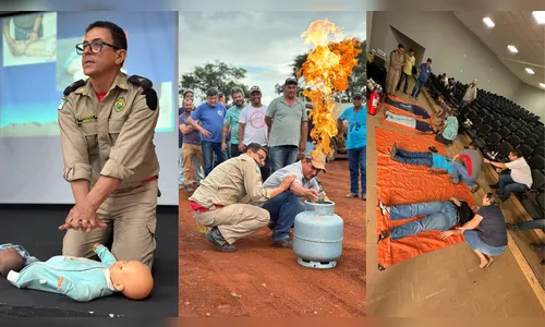 Cambira realiza treinamento de combate a incêndios para servidores