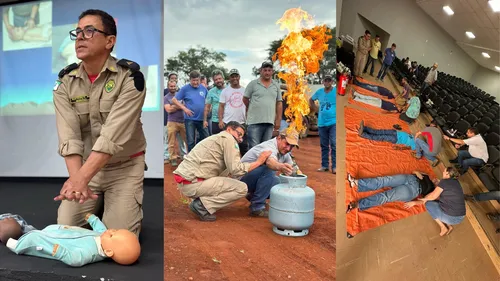 Esse treinamento visa garantir que a equipe municipal esteja preparada para oferecer o primeiro atendimento em casos de incêndio