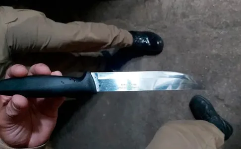 Faca utilizada no crime