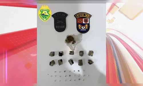 Ação da Rotam apreende drogas e prende suspeito em Faxinal