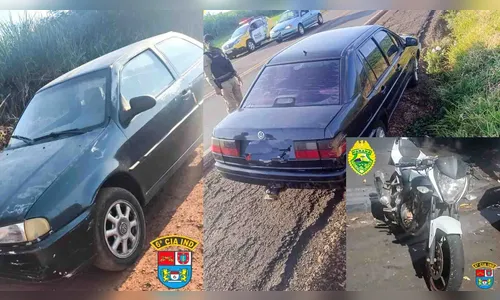 PM recupera três veículos furtados em Ivaiporã e Jardim Alegre