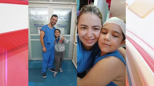 Kauã Ananias Faustino Nantes passou por uma cranioterapia