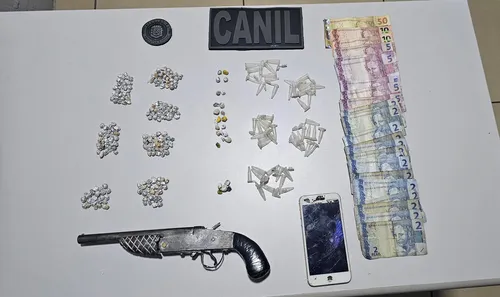 Menor é apreendido por tráfico de drogas e posse de arma em Arapongas