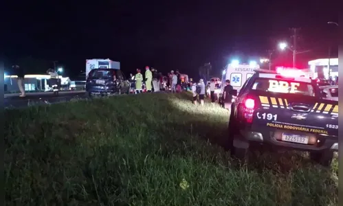 Motociclista é arrastado por veículo antes de morrer em rodovia do PR