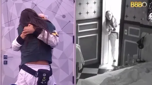 Na casa, os participantes acreditavam que ela estava participando de um desafio