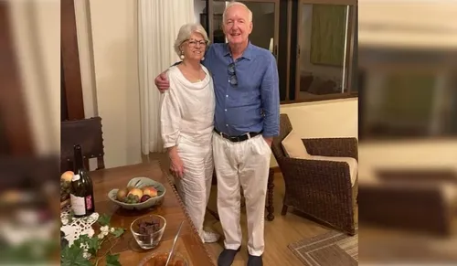 Nelson e Vivien, vítimas do acidente de avião