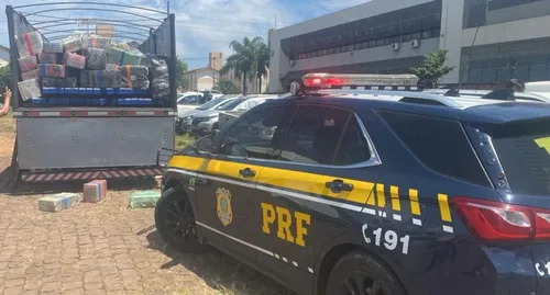 No total, PRF apreendeu  5.567 quilos de maconha