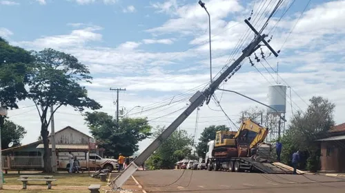 O fornecimento de energia foi restabelecido no final da tarde