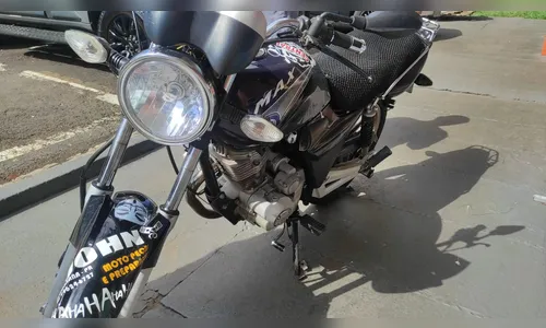 Motociclista é preso com placa adulterada no Vale Verde em Apucarana