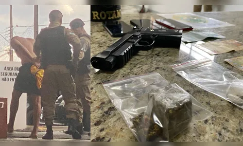 Morador é preso pela Rotam por tráfico de drogas em Apucarana