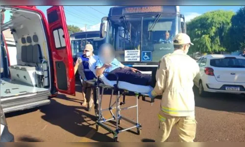Motorista de ônibus leva pedrada na cabeça no Paraná