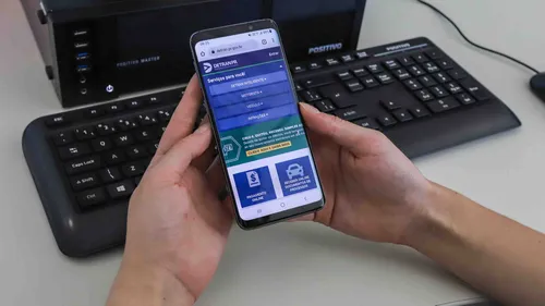 O pagamento dos débitos foi pago  pelo sistema do Detran
