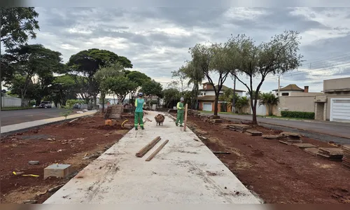 Ivaiporã dá sequência às obras em mais seis canteiros no Centro Novo 2