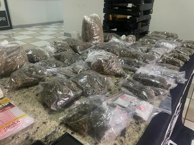O suspeito foi preso e encaminhado à delegacia, onde a droga foi entregue às autoridades.