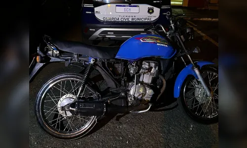Jovem para na delegacia ao ser pego com moto adulterada em Apucarana
