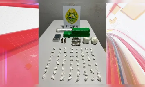 Traficante é preso com drogas avaliadas em R$ 15 mil em Arapongas