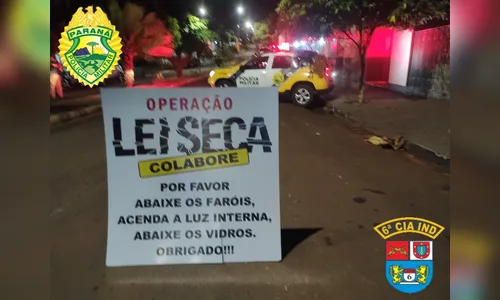 PM realiza operação Lei Seca e registra infrações em Ivaiporã