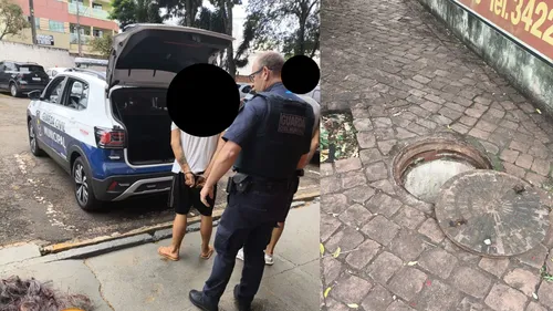 Os agentes da GCM foram até o local e encontraram os suspeitos queimando aproximadamente 15 kg de fios. O bueiro estava aberto e a fiação cortada.
