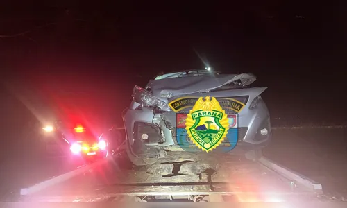 Acidente entre Peugeot e S10 deixa quatro pessoas feridas na PR-444