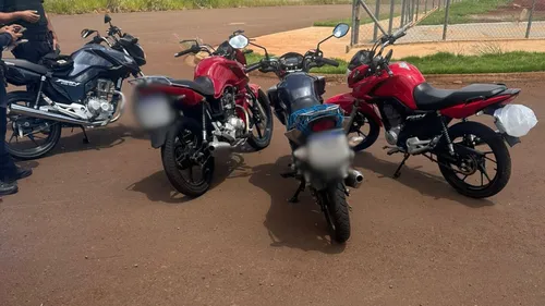 Outros motociclistas conseguiram fugir para uma área de plantação