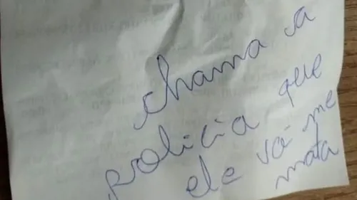 Pedido de socorro foi entregue a uma funcionária de supermercado