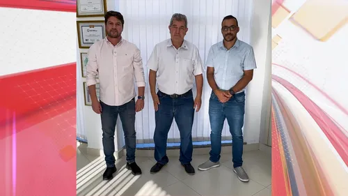 Prefeito Rafael Cita, Deputado Bazana e o secretário Carlos Eduardo Arruda