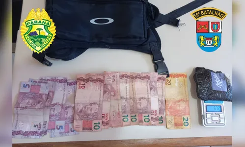 Jovem é preso com haxixe e balança na Vila Regina em Apucarana