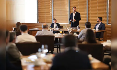 Ratinho Jr apresenta cenário econômico do PR para investidores de SP