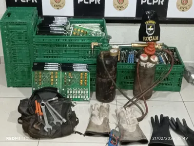 Rocam prende membro de quadrilha que furtava placas telefônicas