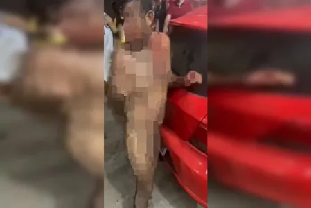 Suspeito chegou a desmaiar devido às agressões
