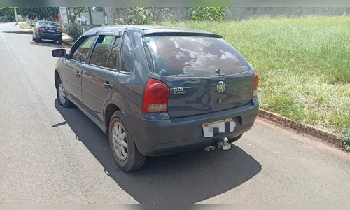 Gol furtado é recuperado em Sabáudia pela Polícia Militar
