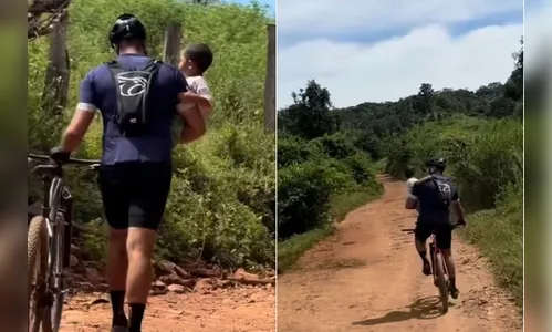 Menino é encontrado perdido em trilha: 