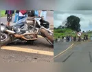 Casal fica em estado grave após acidente com moto de alta cilindrada