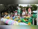 Ivaiporã dá início à programação da Páscoa com a chegada do Coelhinho