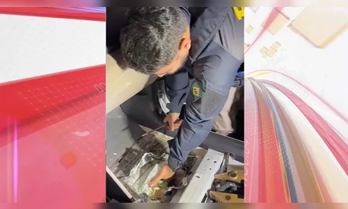 PRF apreende quase 100 kg de cocaína com casal em Mandaguari