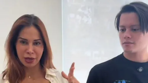 A esposa de Thiago Nigro disse que o filho é bastante discreto