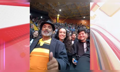 Formandos escolhem zelador de universidade do PR como nome de turma