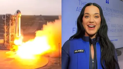 A missão é da Blue Origin, empresa de foguetes de Jeff Bezos